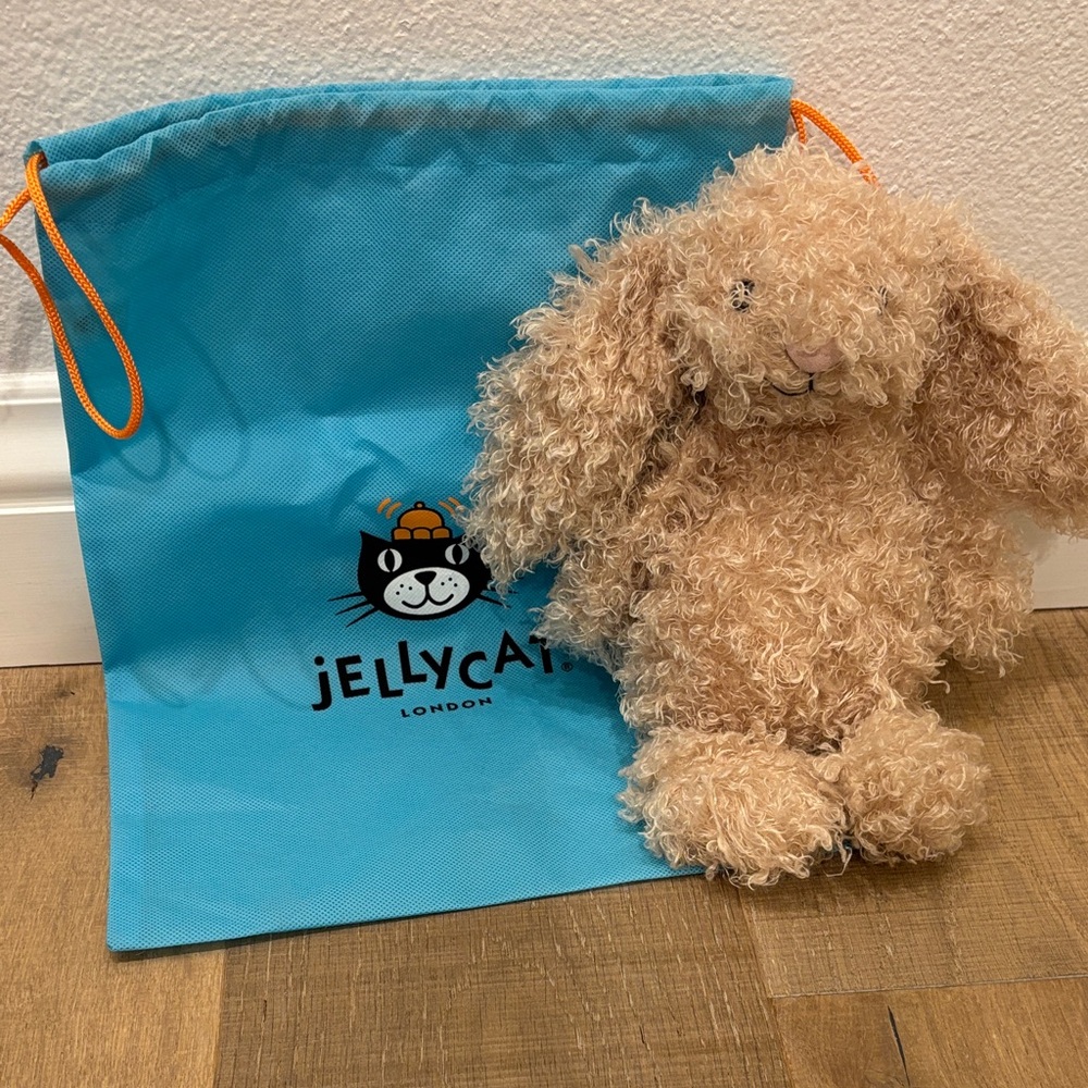 Exclusive Jellycat Curly Luxe Bunny
